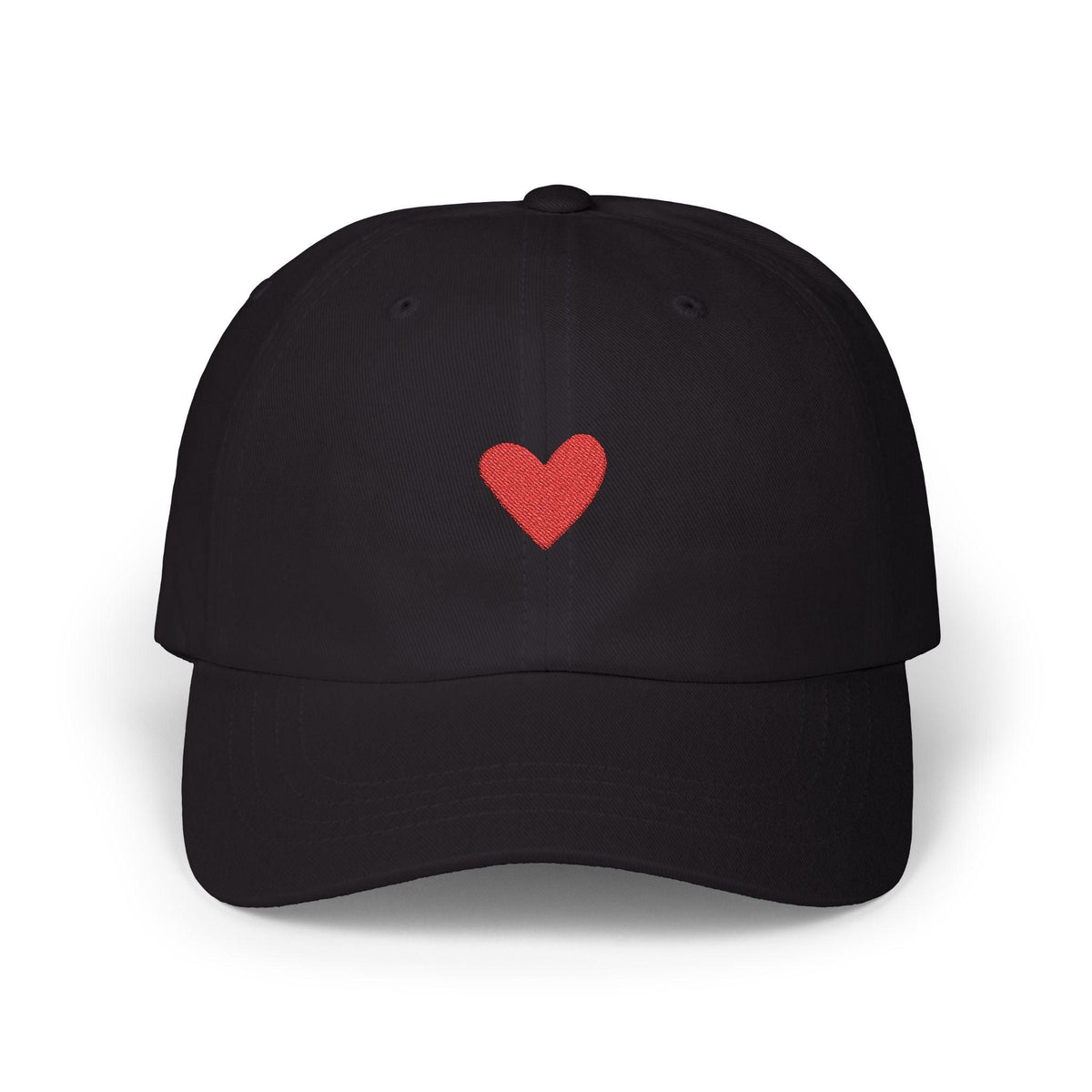 Red Heart Cap - Black / One size - Hats