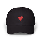 Red Heart Cap - Black / One size - Hats