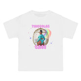 Thiccolas Cage Rainbow Stars Funny T-Shirt - Dumb But Trendy