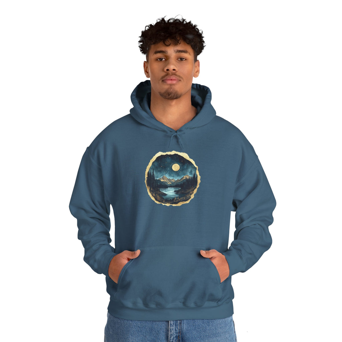 Night Forest Hoodie - Dumb But Trendy