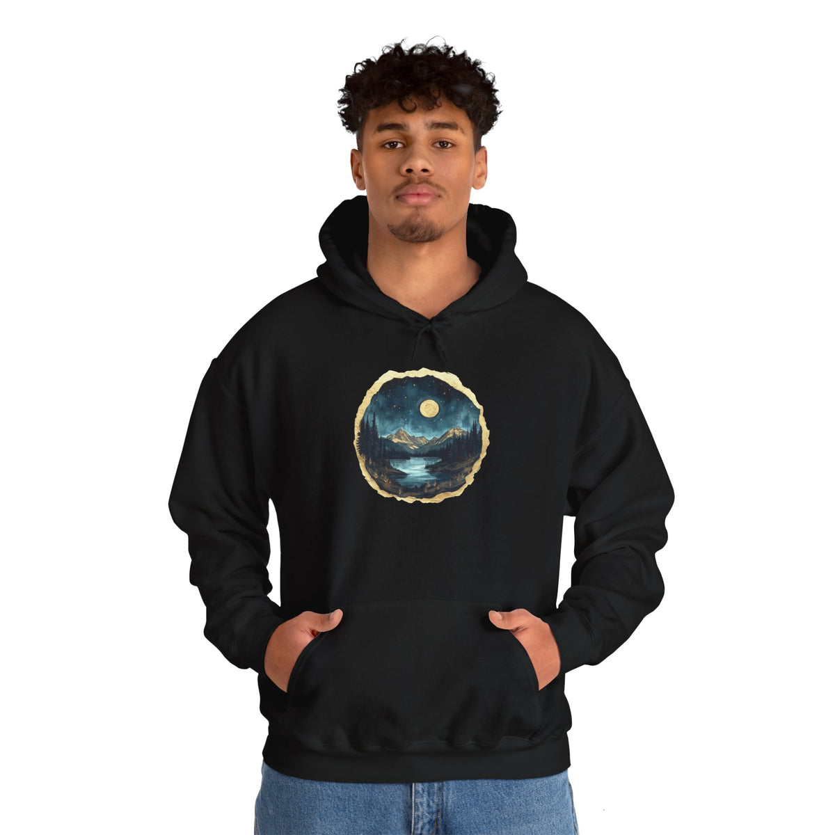 Night Forest Hoodie - Dumb But Trendy