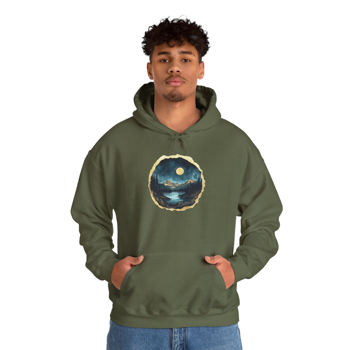 Night Forest Hoodie - Dumb But Trendy