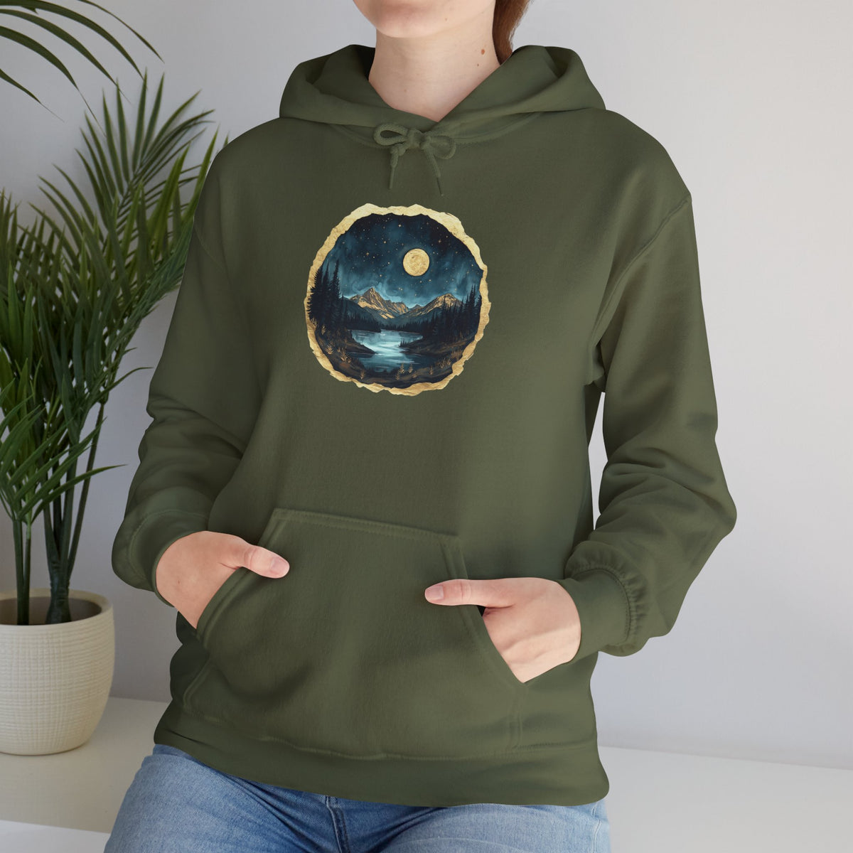 Night Forest Hoodie - Dumb But Trendy