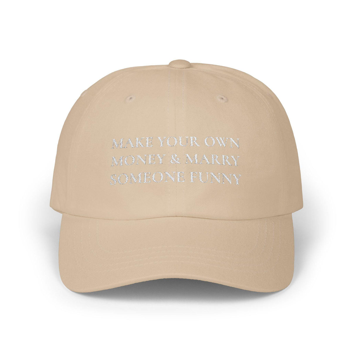 Make Your Own Money & Marry Someone Funny Cap - Stone / One size - Hats