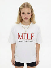 Koszulka „Milf (facet, kocham Ferrari)”