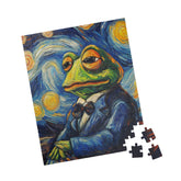 Meme Frog Jigsaw Puzzle - Dumb But Trendy