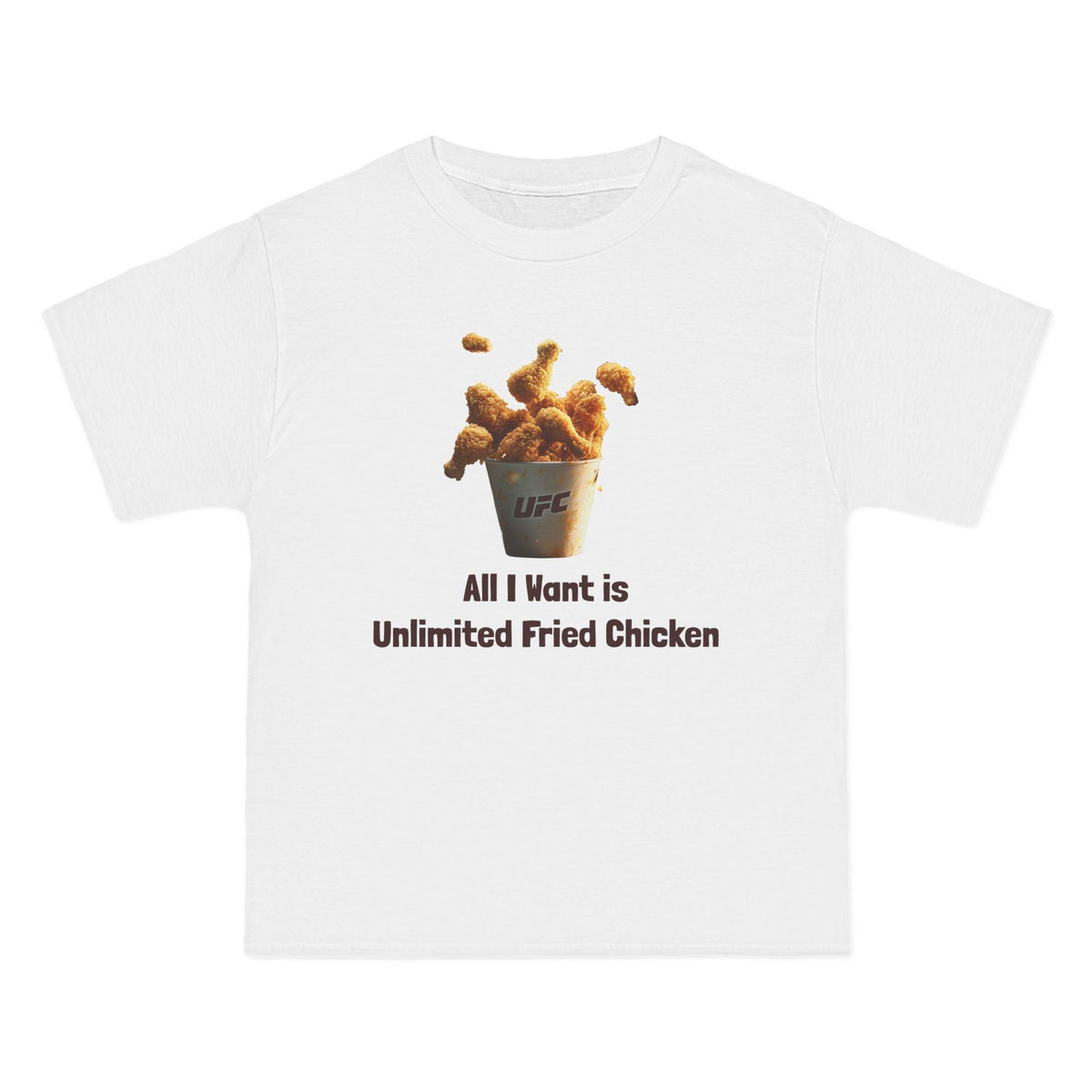 Unlimited Fried Chicken T-Shirt - White / S - T-Shirt