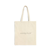 Too Pretty for a Job Cotton Canvas Tote Bag - Natural / 15’’ x 16’’ - Bags