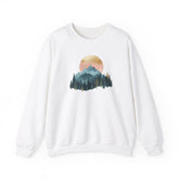 Forest Sunset Unisex Crewneck Sweatshirt - Dumb But Trendy