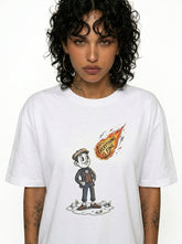Everything is Fine Shirt Vintage Cartoon Graphic Tee