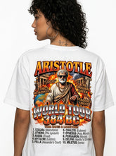 Aristotle World Tour Bootleg Rap Tee Philosophy Graphic Shirt