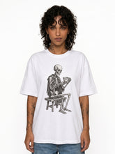 I'm Fine Skeleton Drinking Coffee T-Shirt
