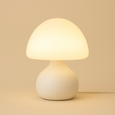 Beige Mushroom Table Lamp