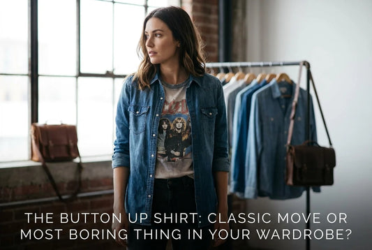 Professional header image for list-based article: The Button Up Shirt: Classic Move or Most Boring Thing in...
