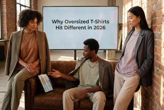 Professional header image for list-based article: Why Oversized T-Shirts Hit Different in 2026