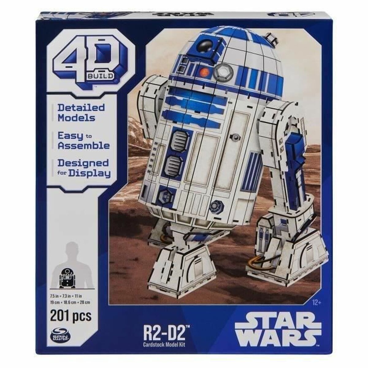 Construction set Star Wars R2-D2 201 Pieces 19 x 18,6 x 28 cm White Multicolour-4