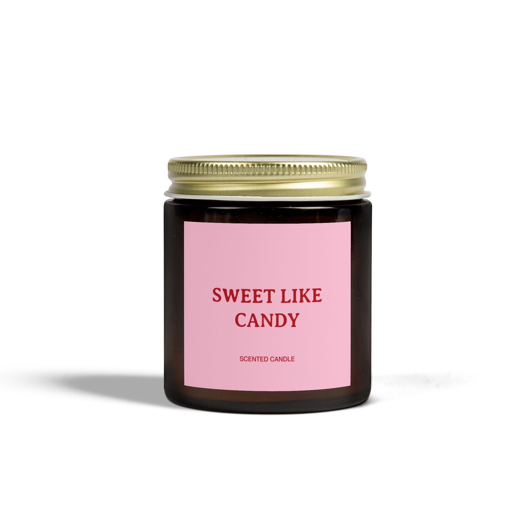 Sweet Like Candy Candle - 4oz / Amber / Beachwood - Home Decor
