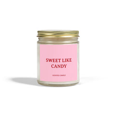 Sweet Like Candy Candle - 9oz / Clear / Lavender - Home Decor