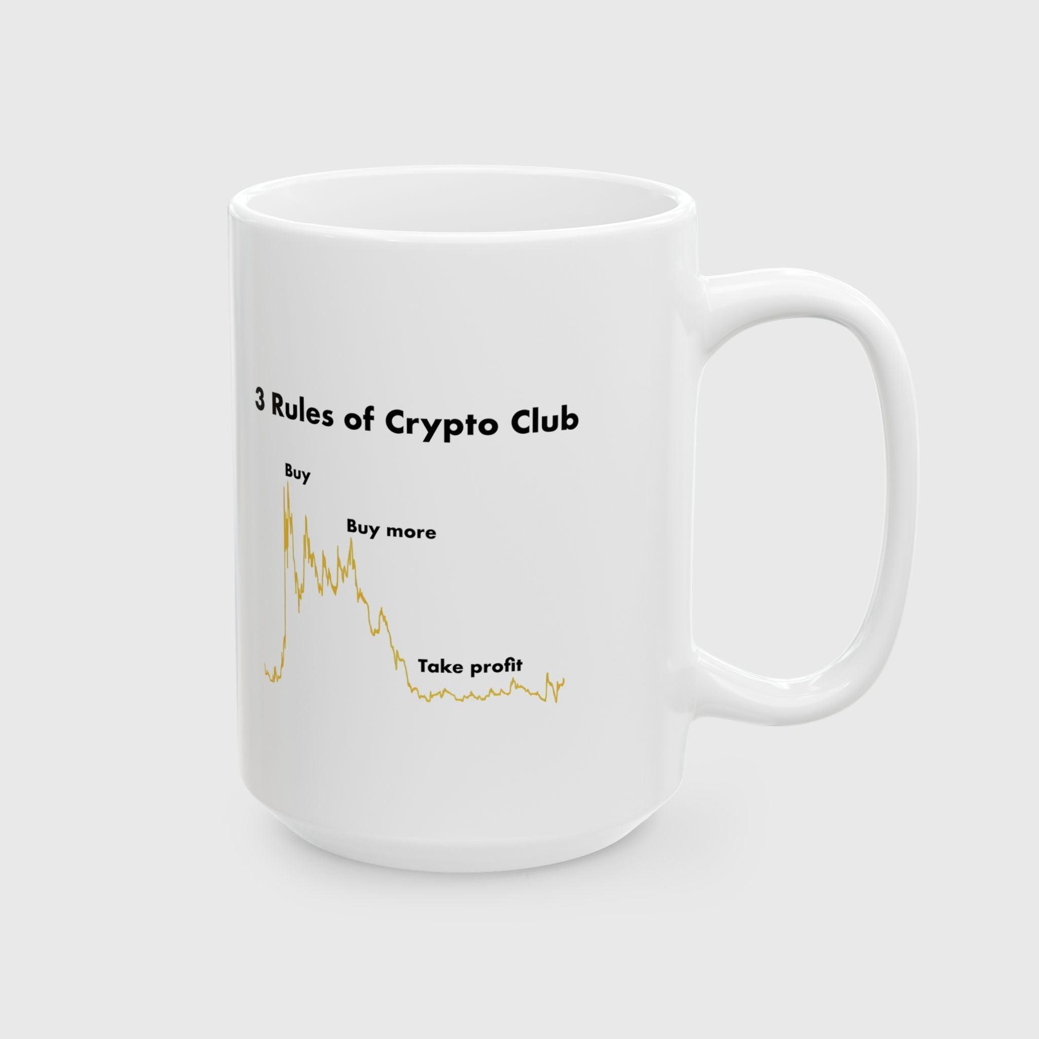 Rules of Crypto Club Mug - Dumb But Trendy
