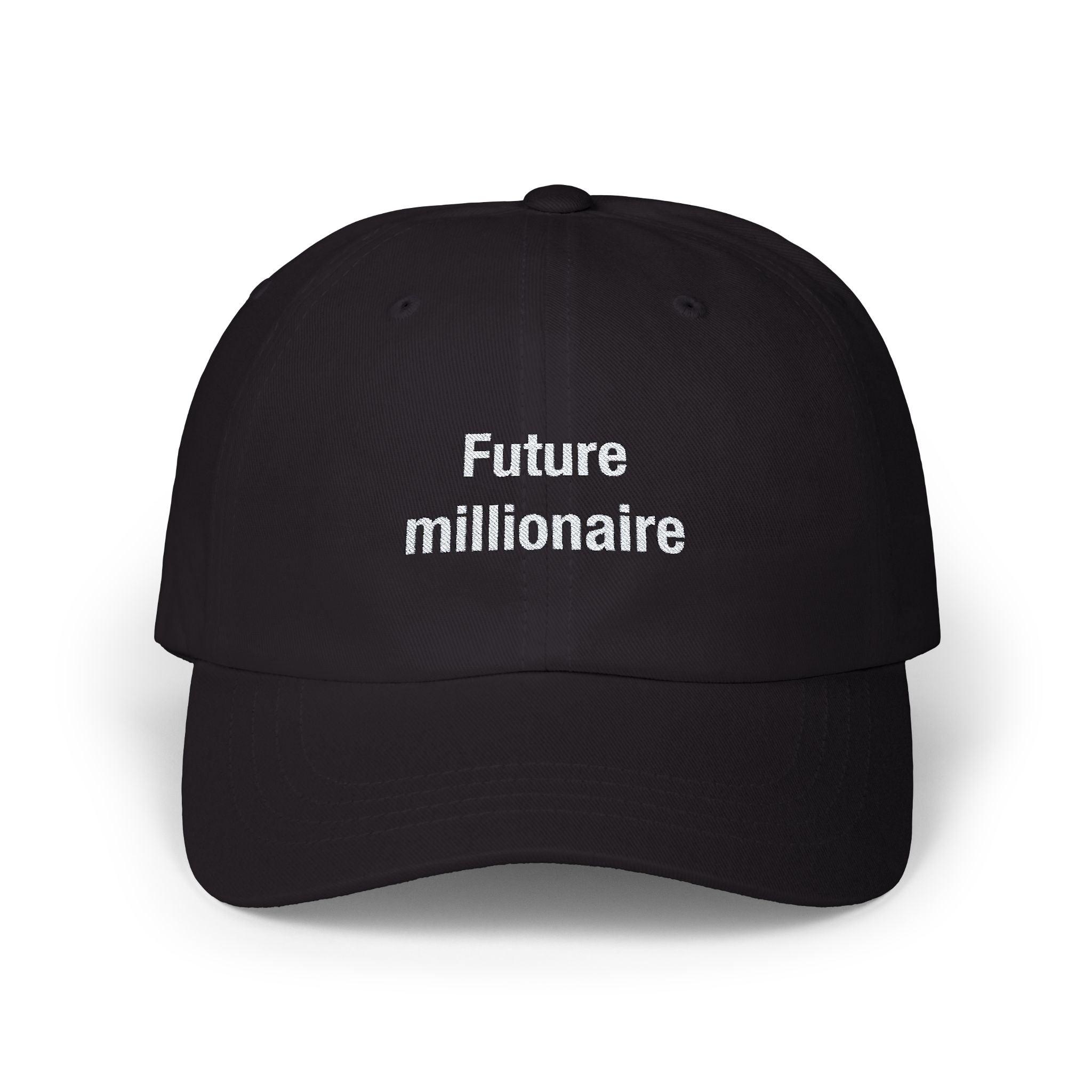 Future Millionaire Cap - Black / One size - Hats