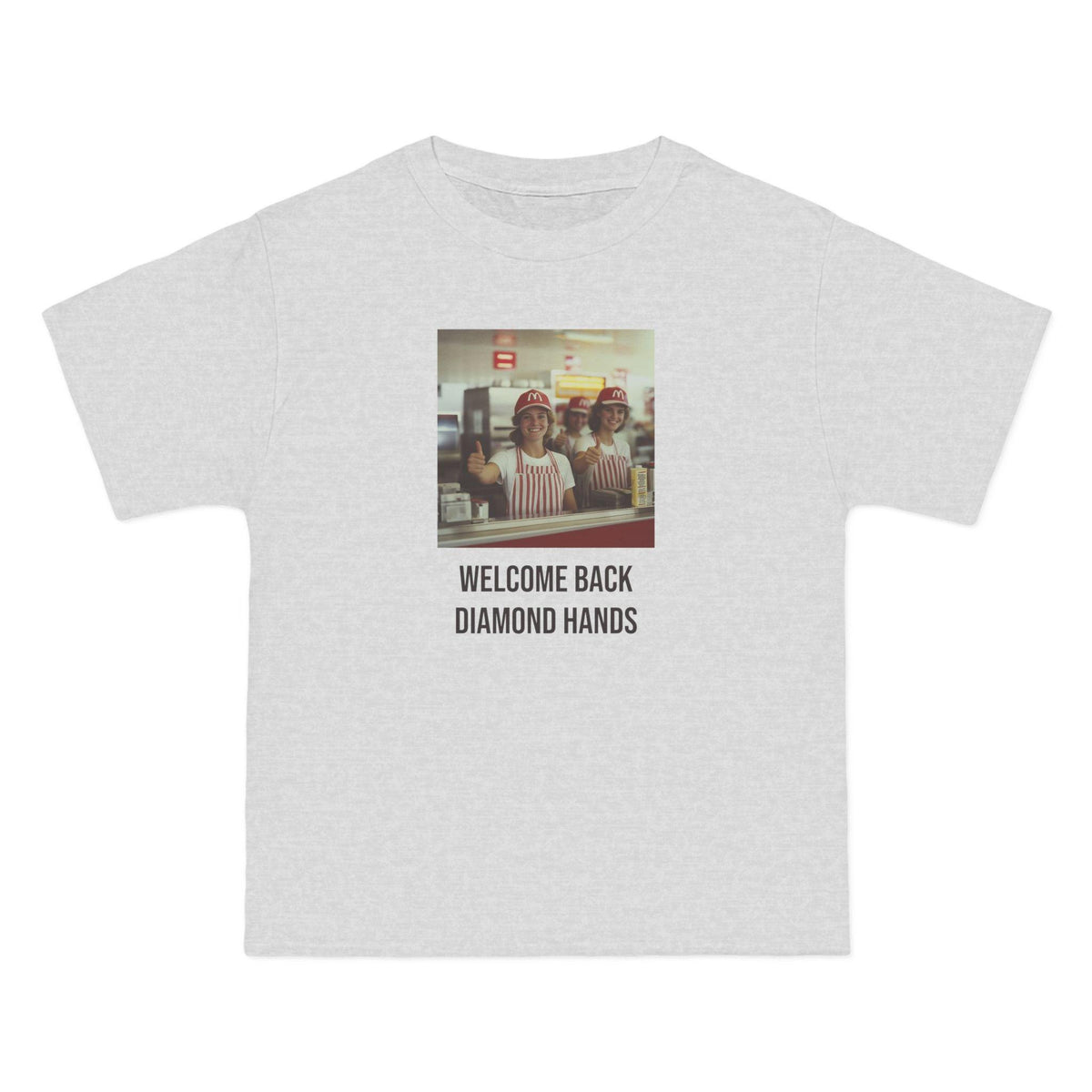 Welcome Back Diamond Hands T-Shirt - Dumb But Trendy