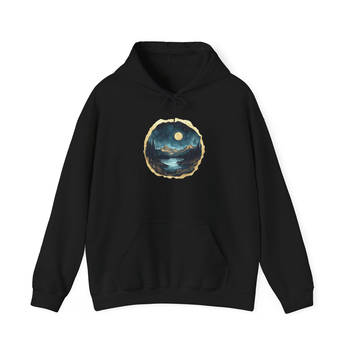 Night Forest Hoodie - Dumb But Trendy