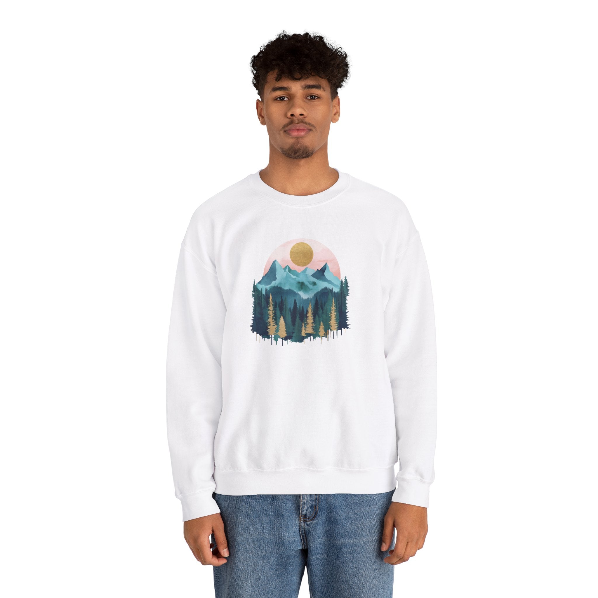 Rocky Mountains Unisex Crewneck Sweatshirt - Dumb But Trendy