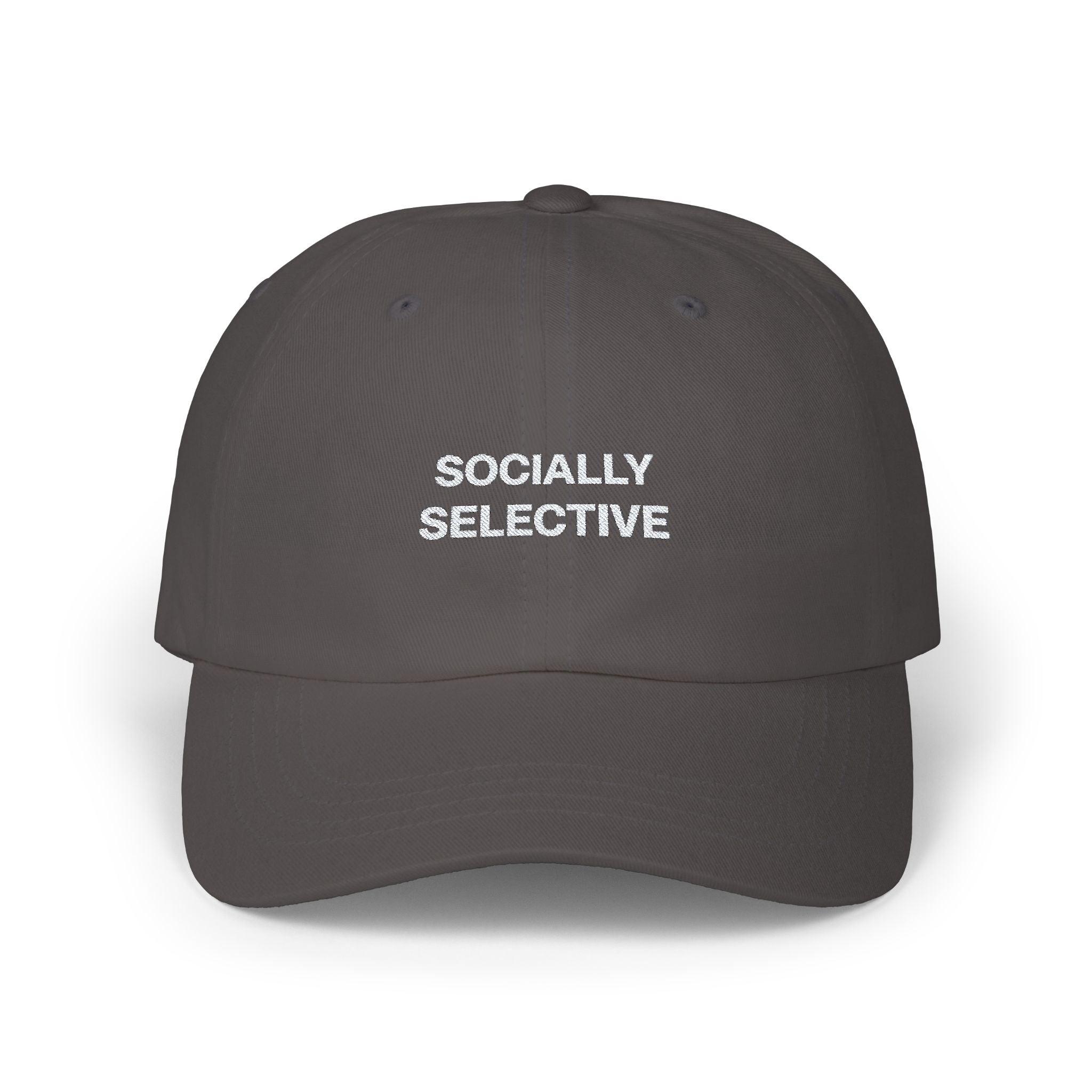 Socially Selective Cap - Dark Grey / One size - Hats