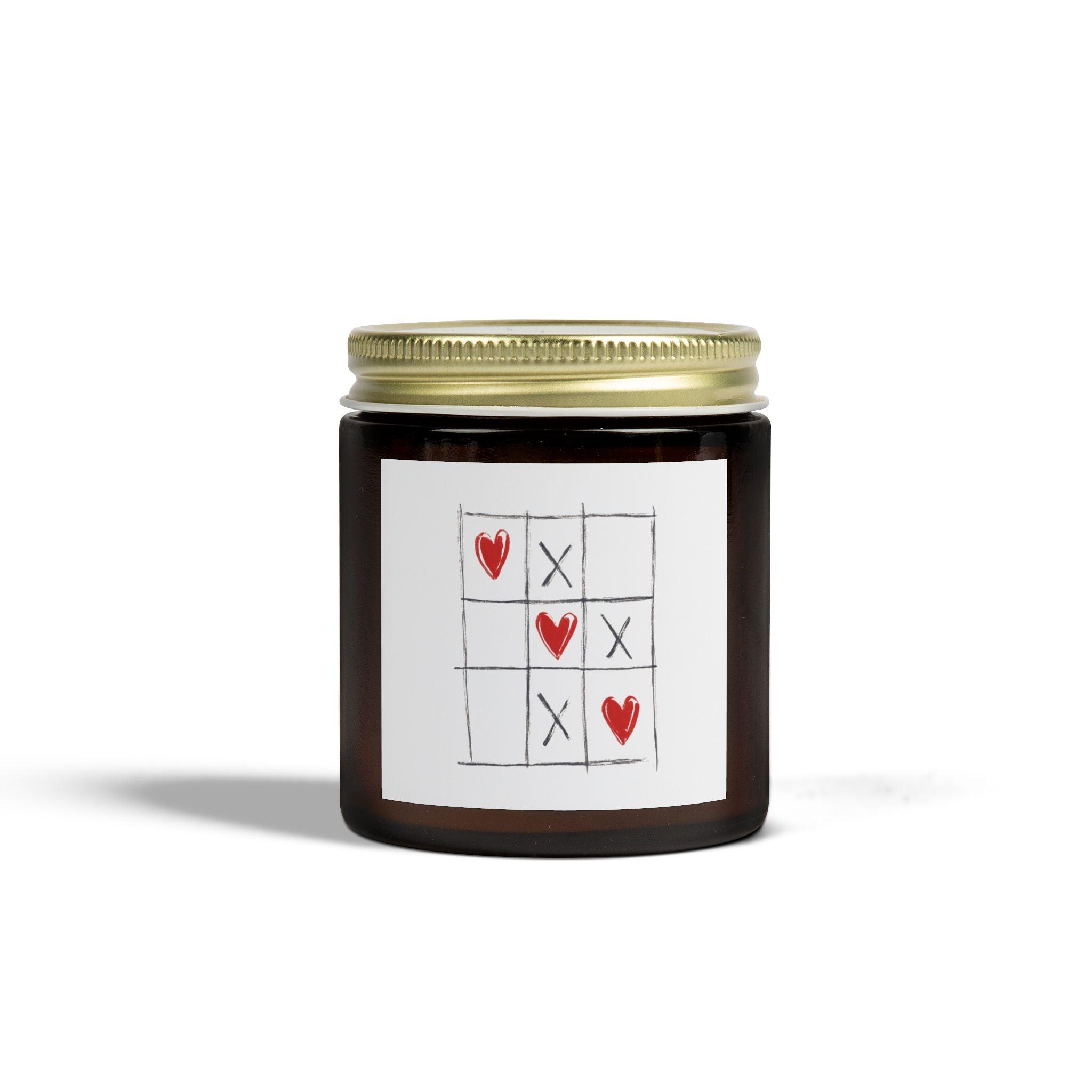 You Won My Heart Scented Candle - 4oz / Amber / Beachwood - Home Decor