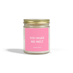You Make Me Melt Candle - 9oz / Clear / Cashmere Musk - Home Decor