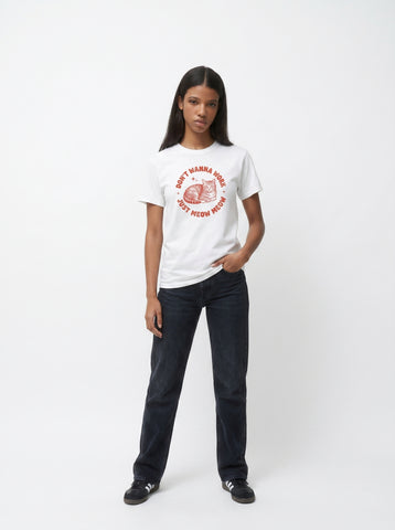 Don't Wanna Work Lazy Cat Tee