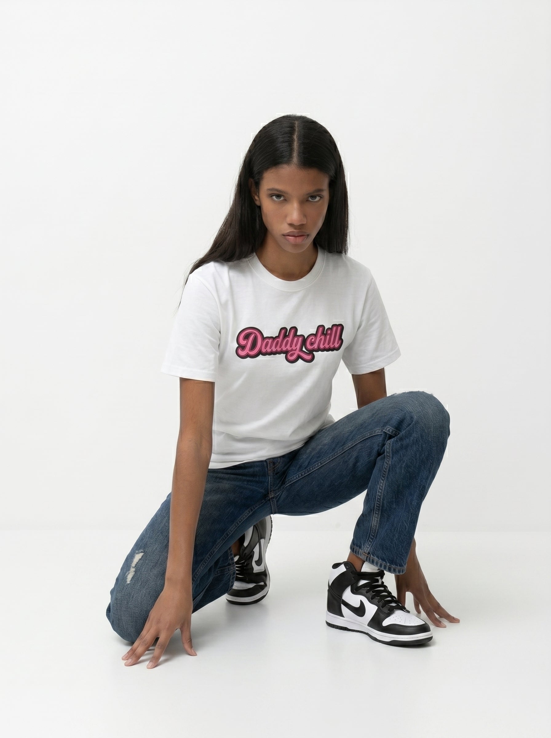 Daddy Chill Y2K Meme Tee
