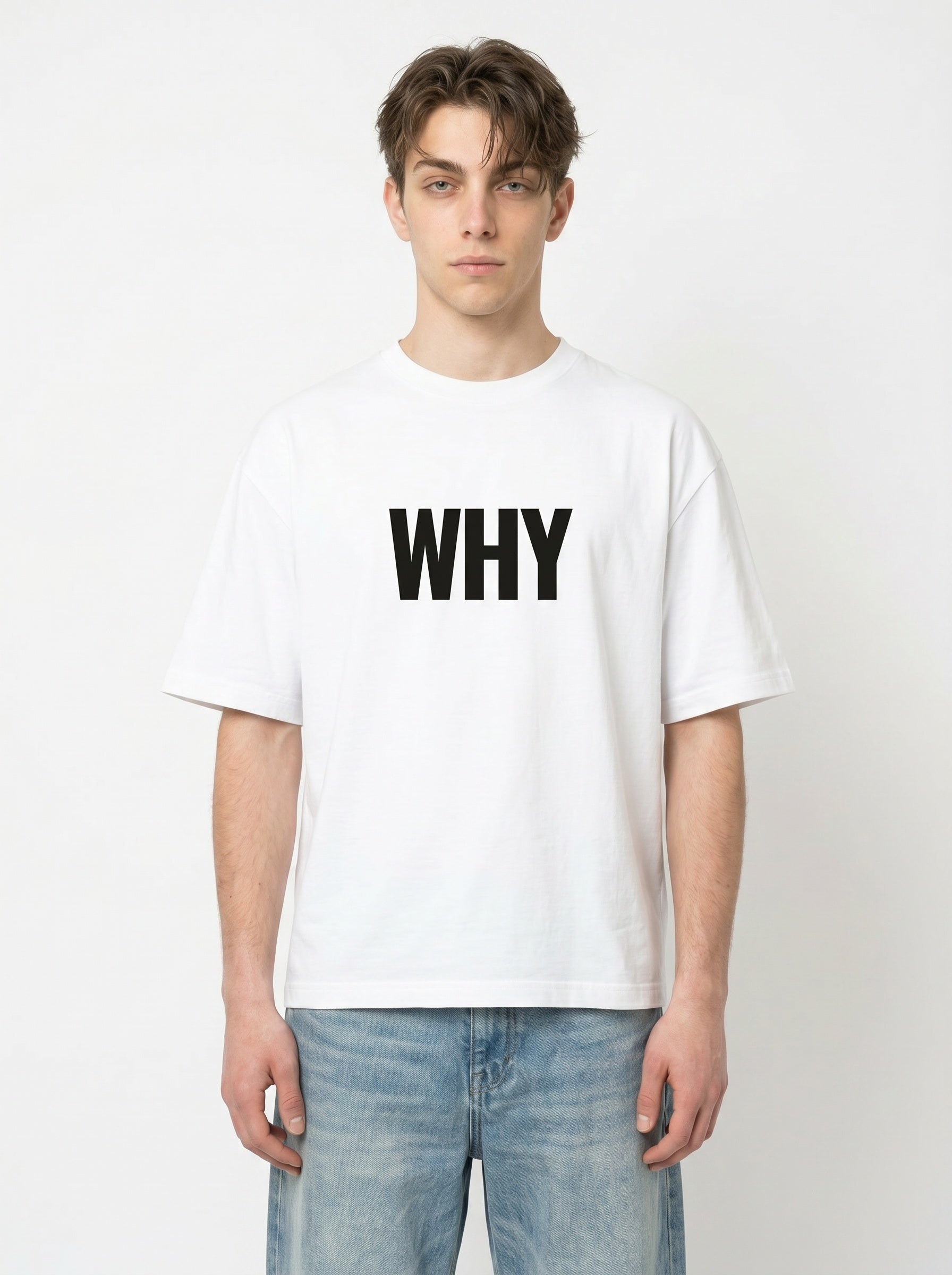 WHY Minimalist Statement Tee