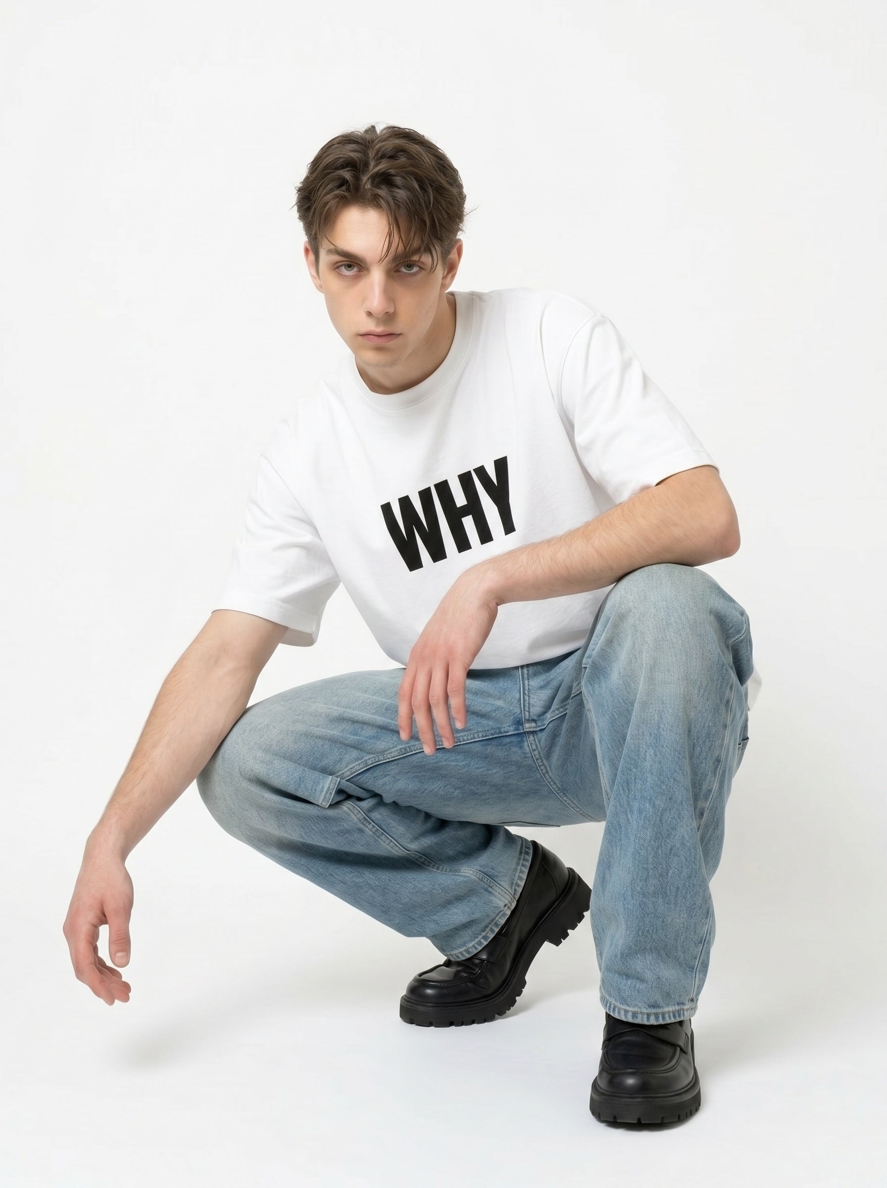 WHY Minimalist Statement Tee