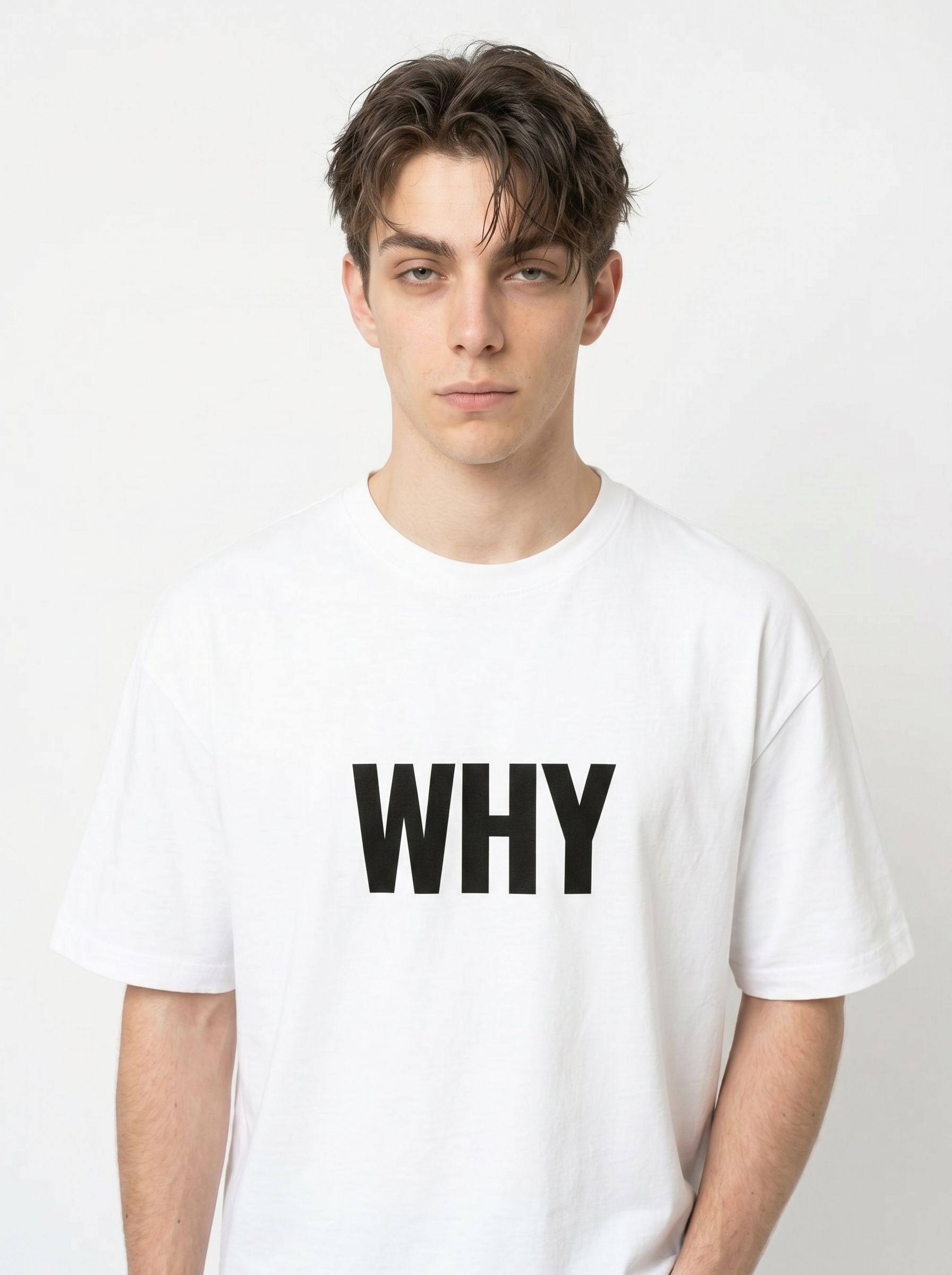 WHY Minimalist Statement Tee