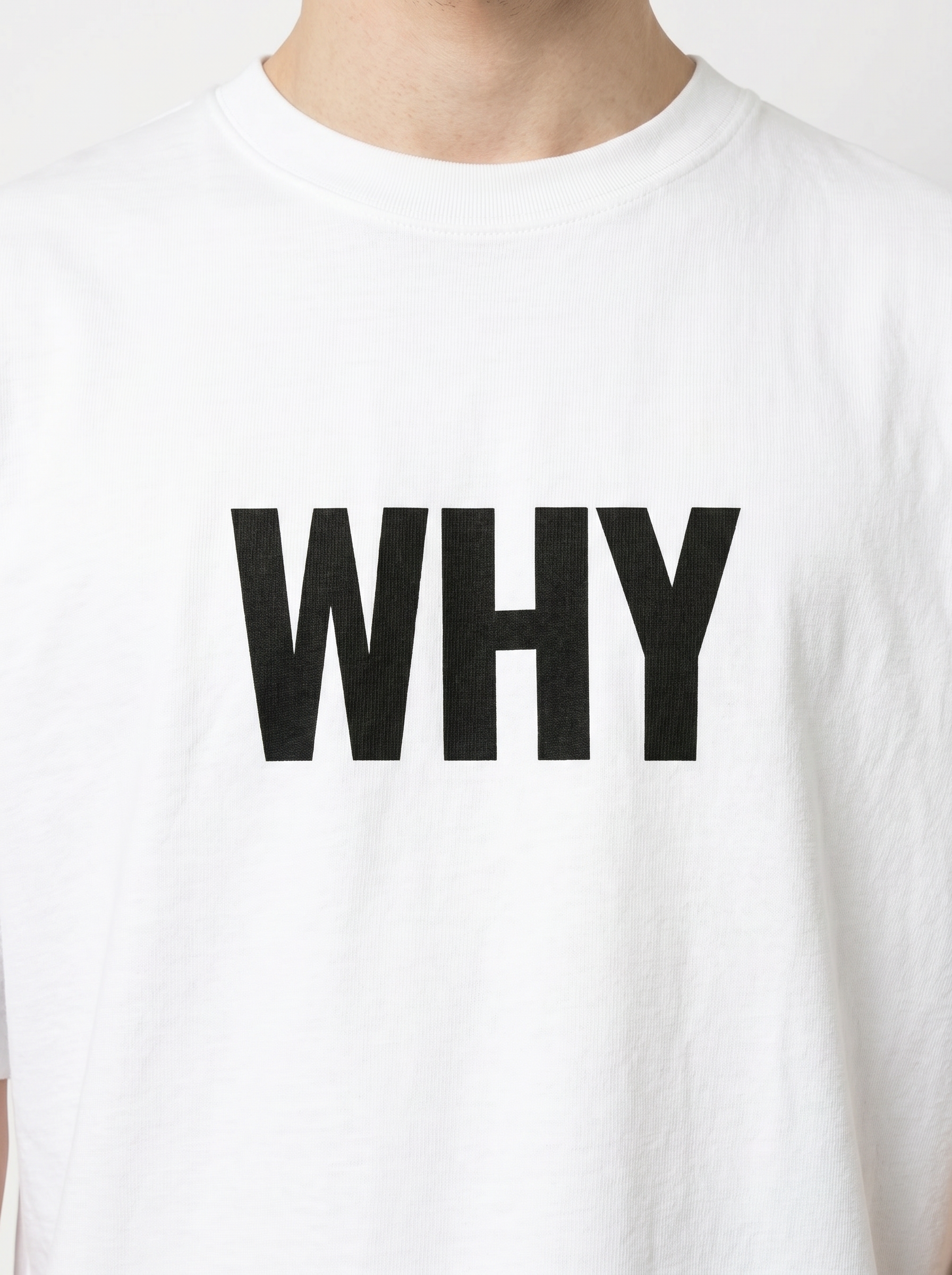 WHY Minimalist Statement Tee