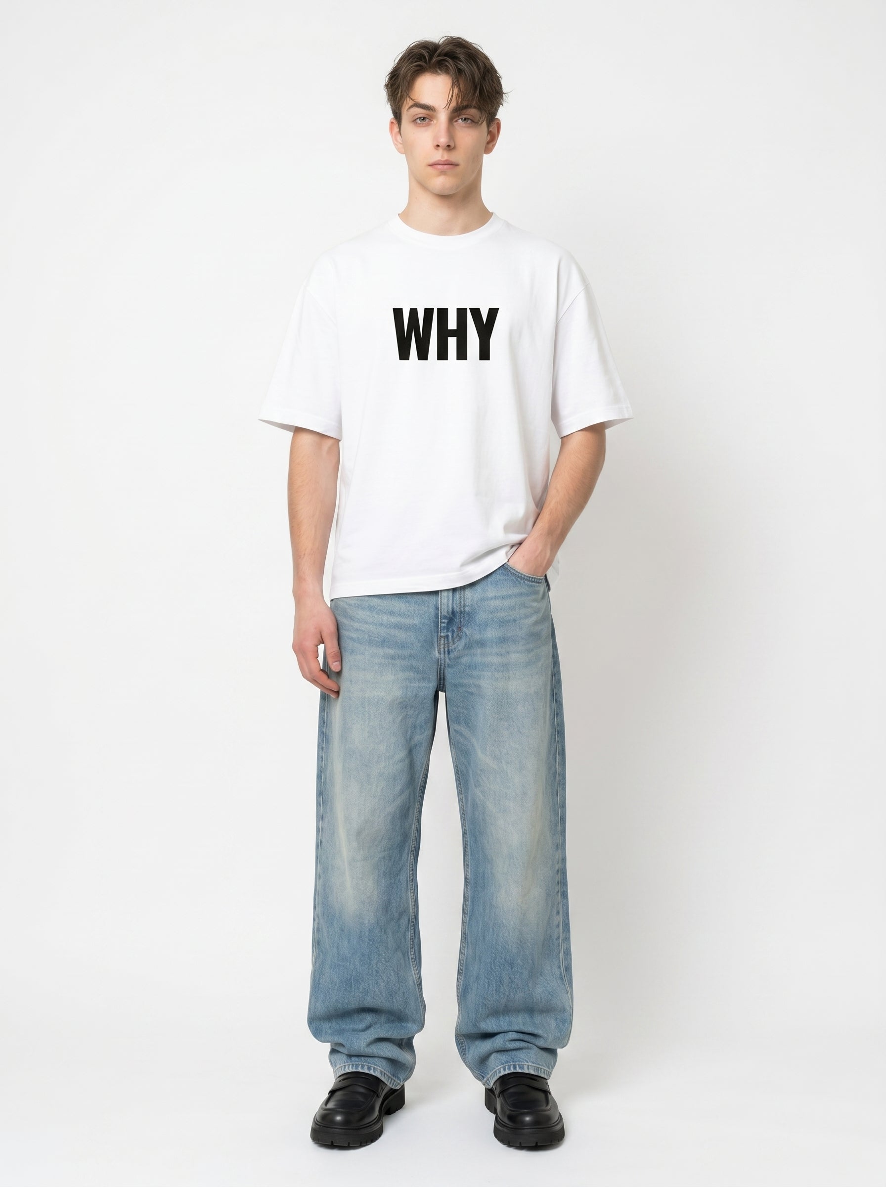 WHY Minimalist Statement Tee