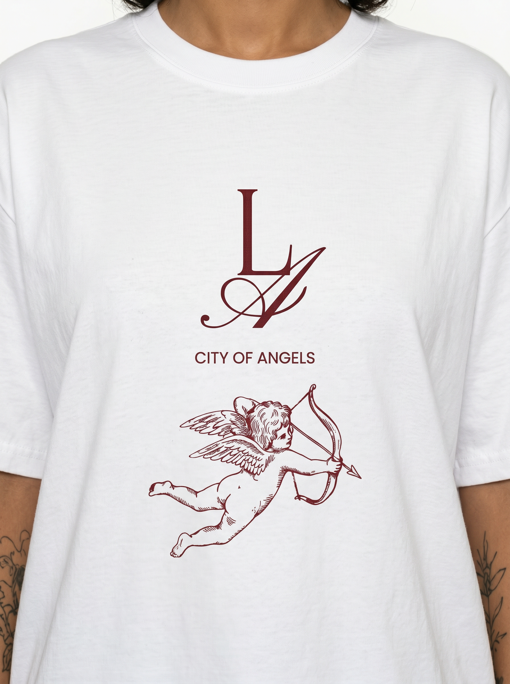 LA City of Angels Vintage Cherub T-Shirt
