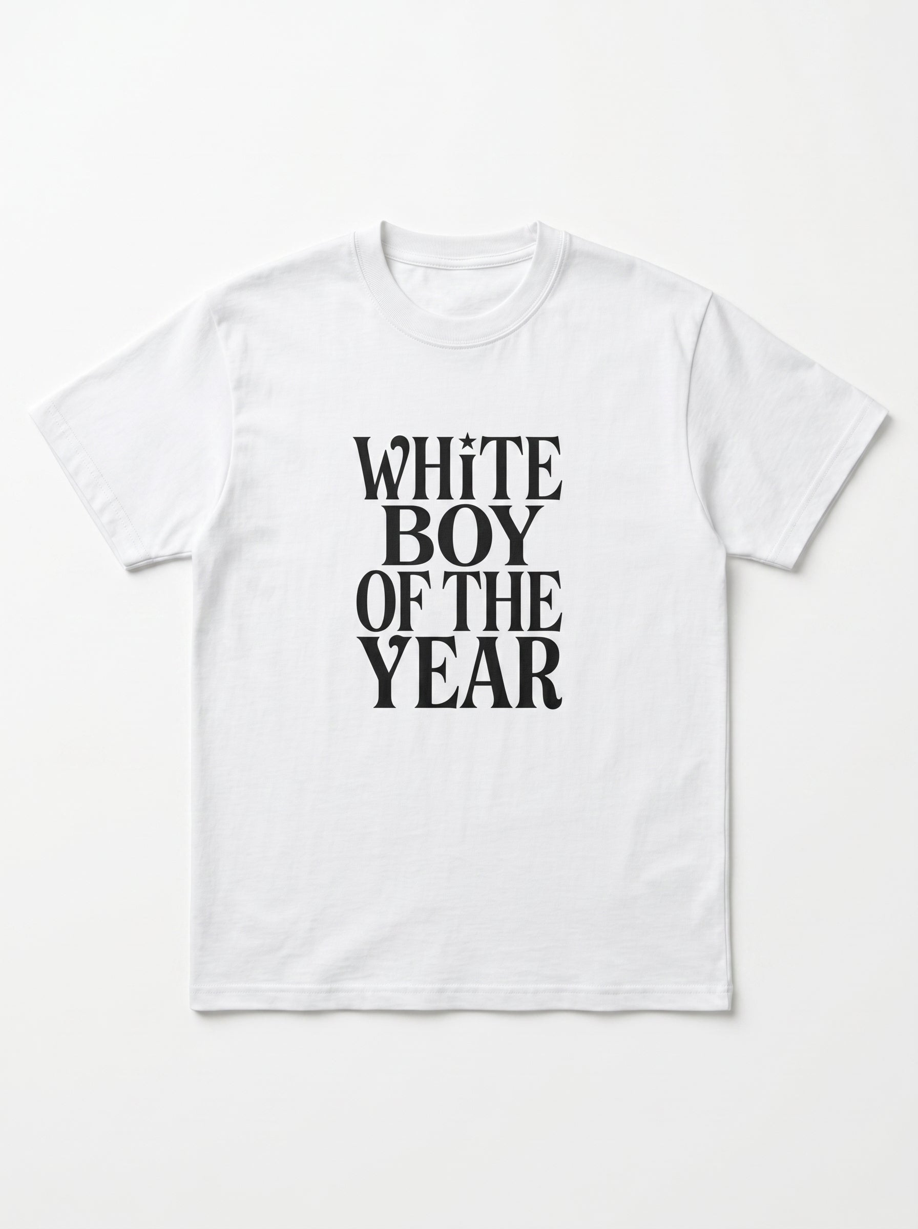 White Boy of the Year Ironic Meme T-shirt