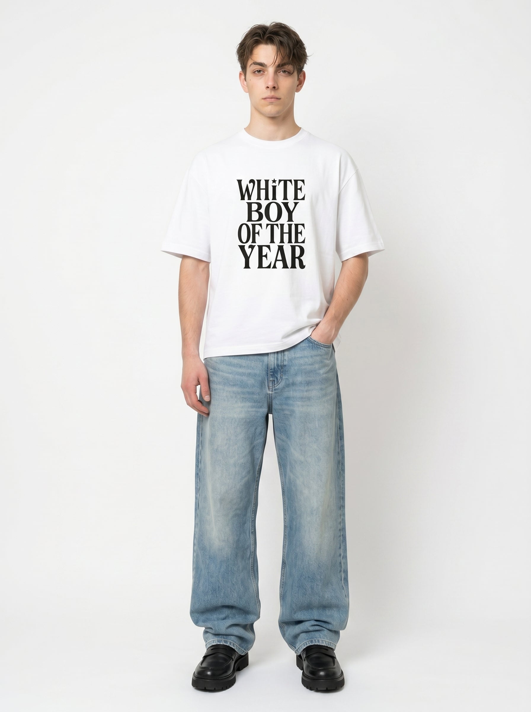 White Boy of the Year Ironic Meme T-shirt