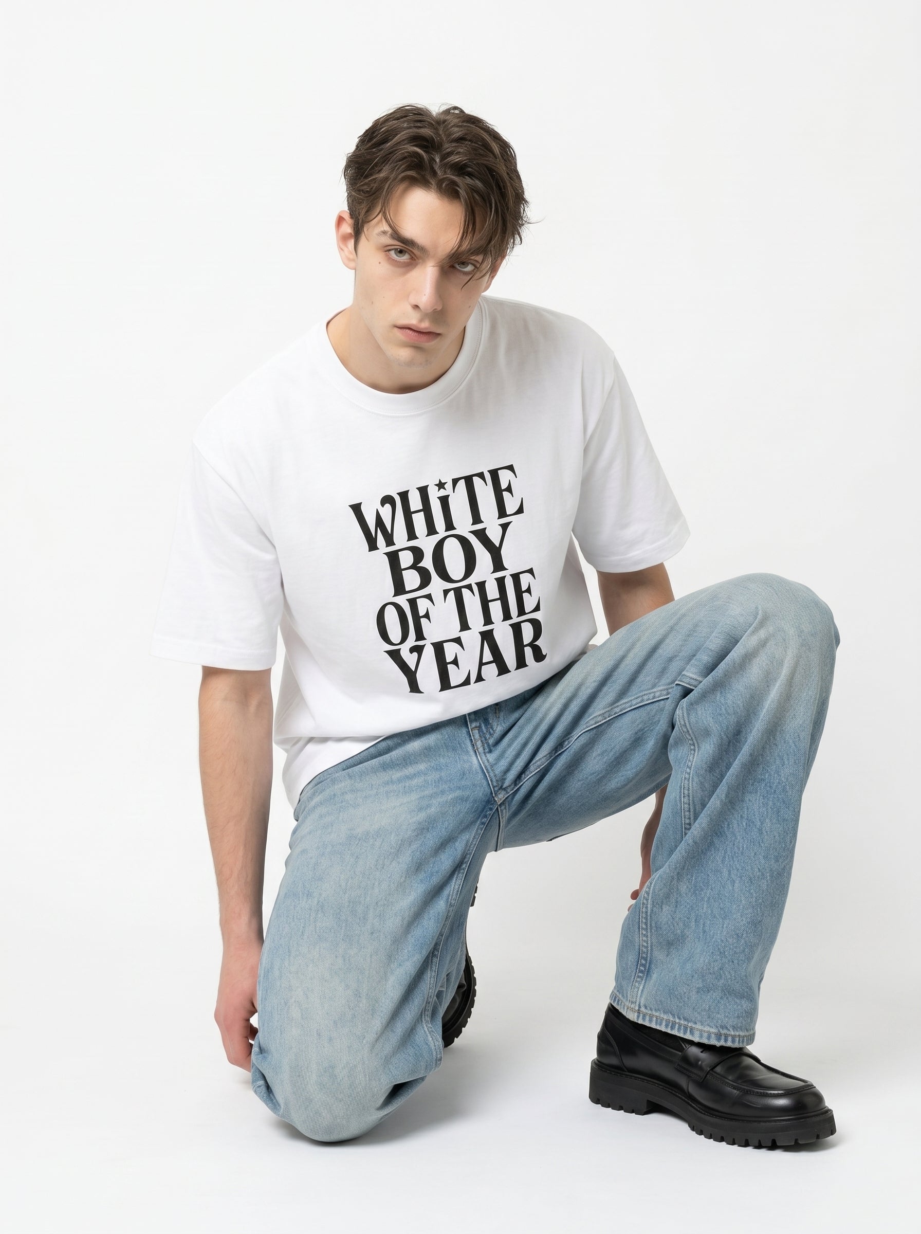 White Boy of the Year Ironic Meme T-shirt