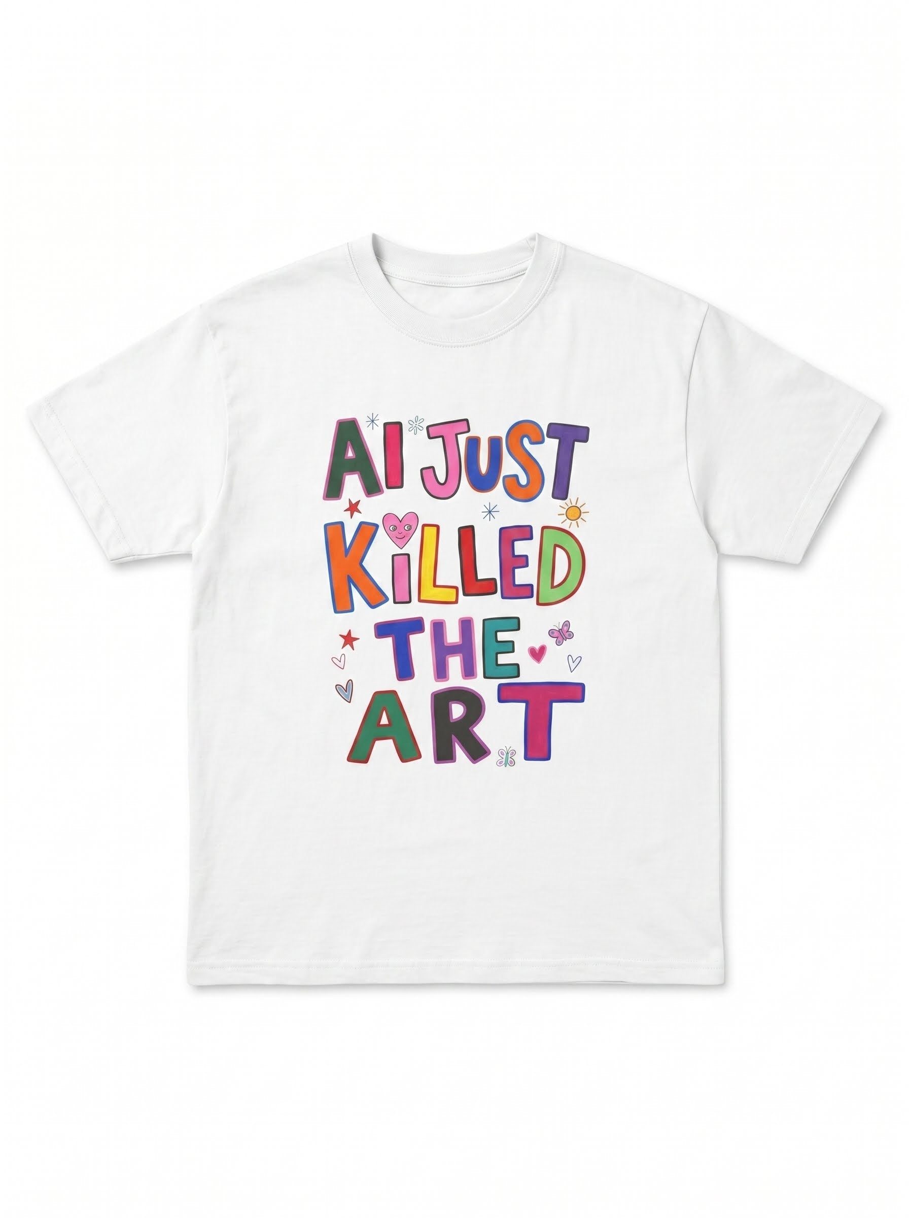 AI Just Killed The Art Funny AI Meme Tee