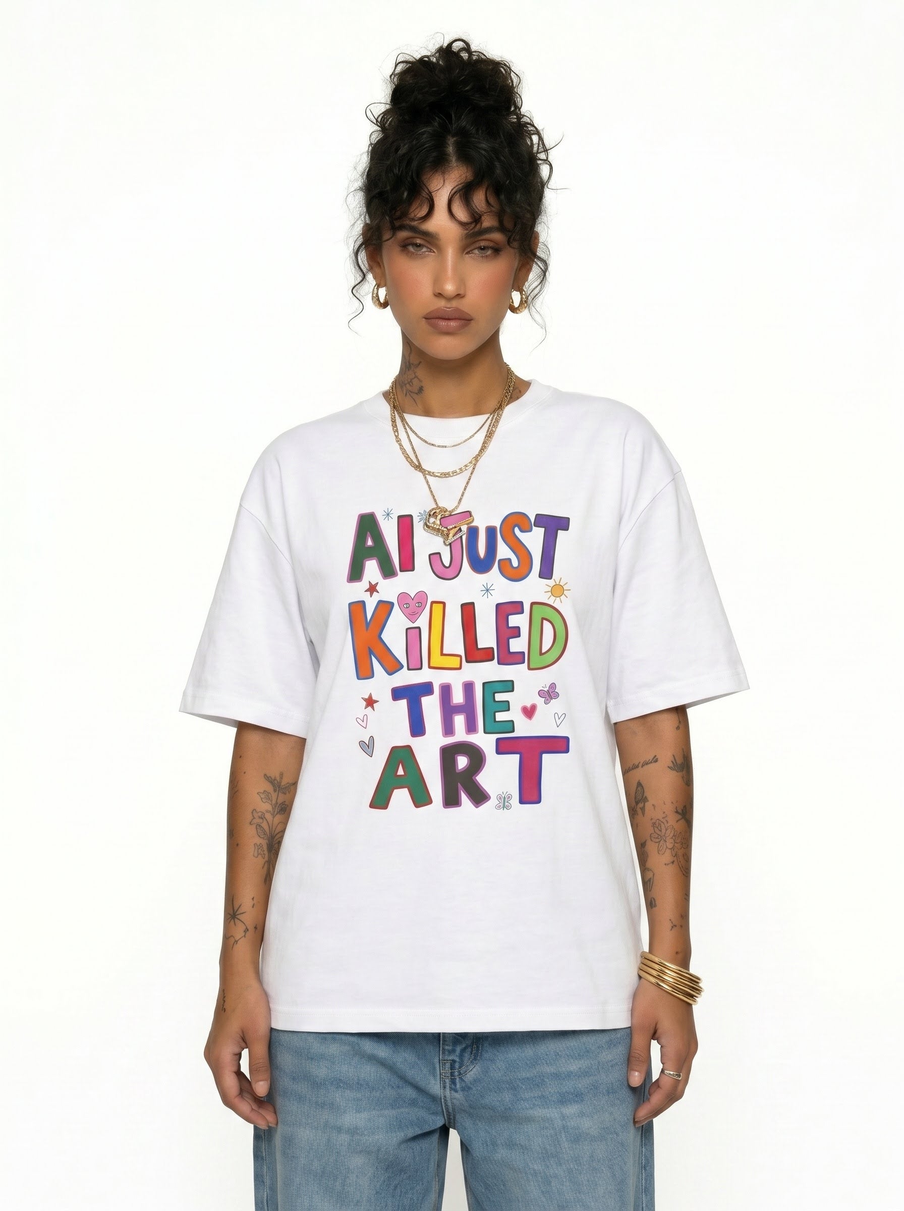 AI Just Killed The Art Funny AI Meme Tee