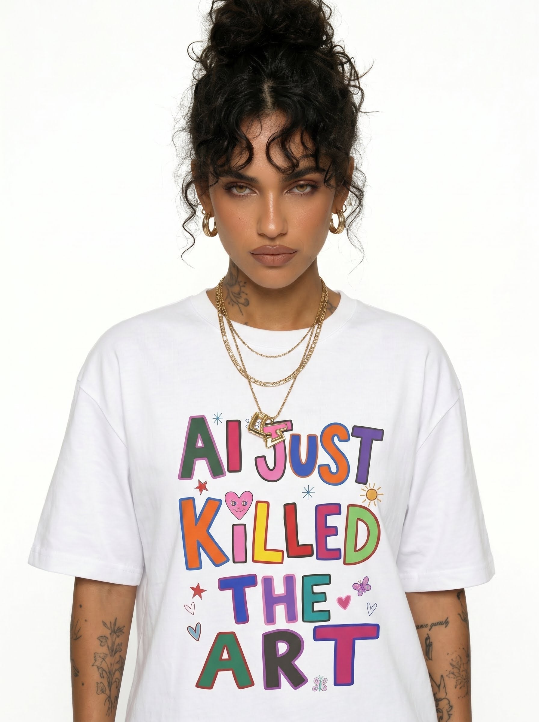 AI Just Killed The Art Funny AI Meme Tee