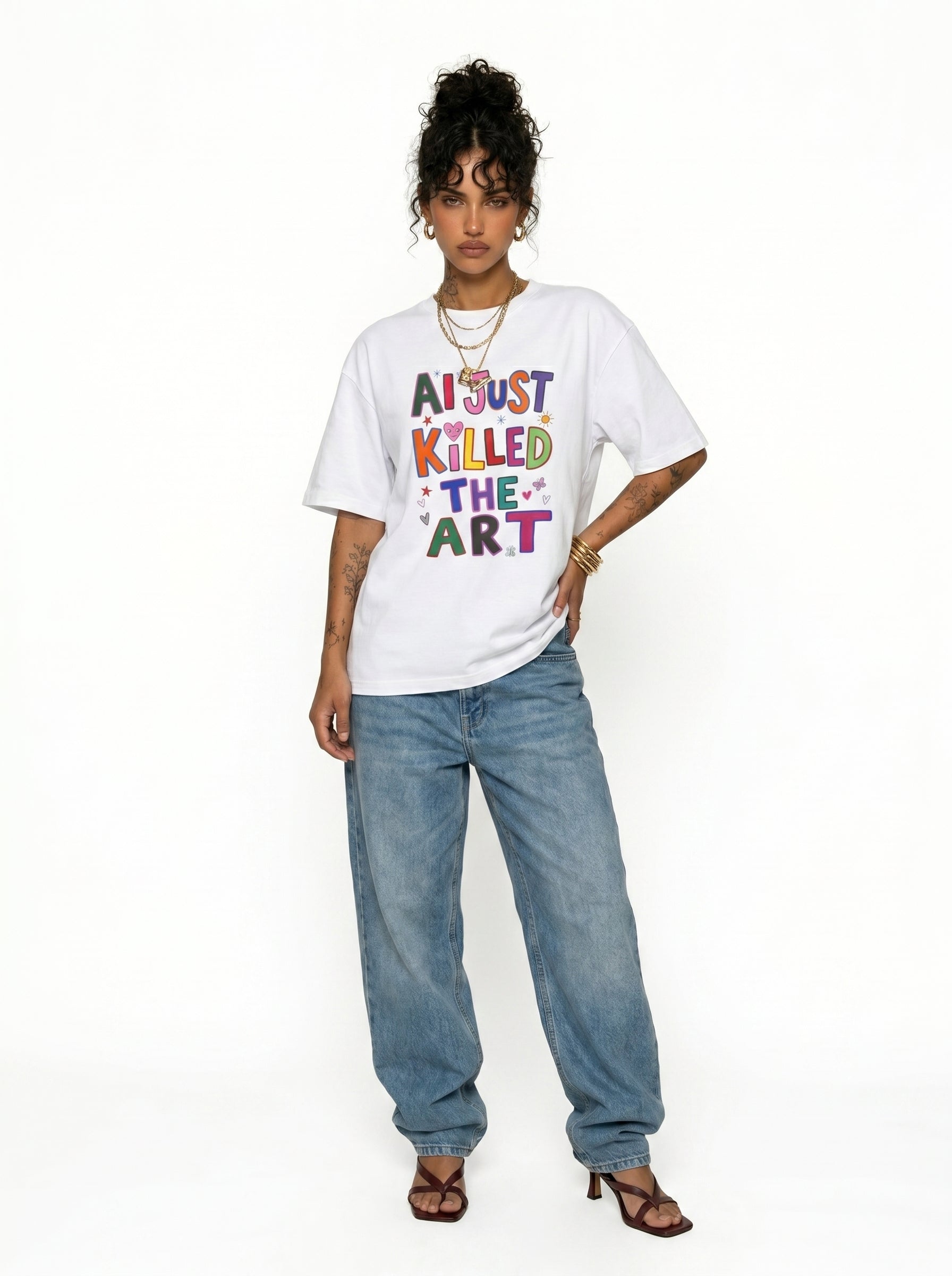 AI Just Killed The Art Funny AI Meme Tee