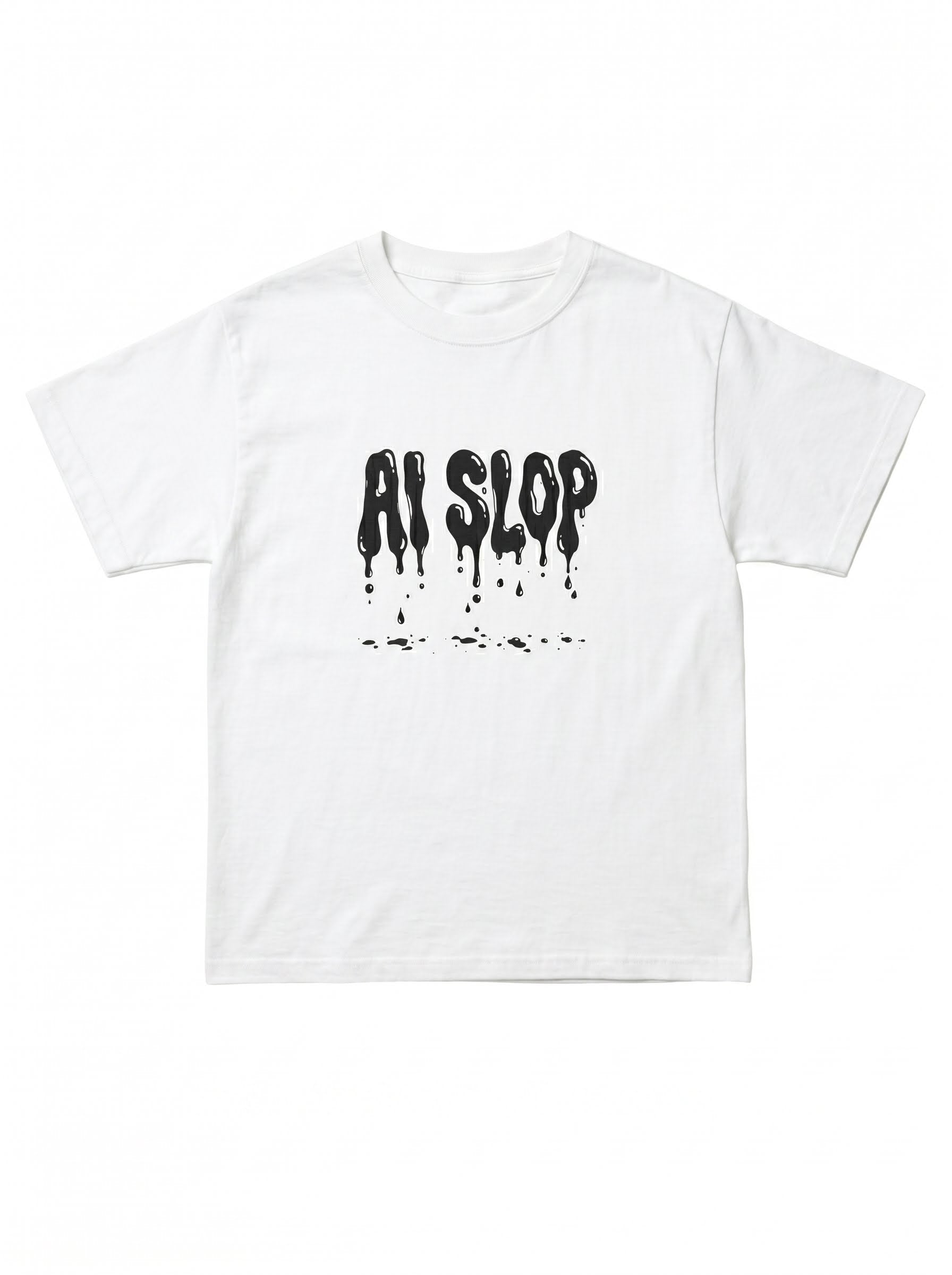 AI Slop Drip Grunge Tee