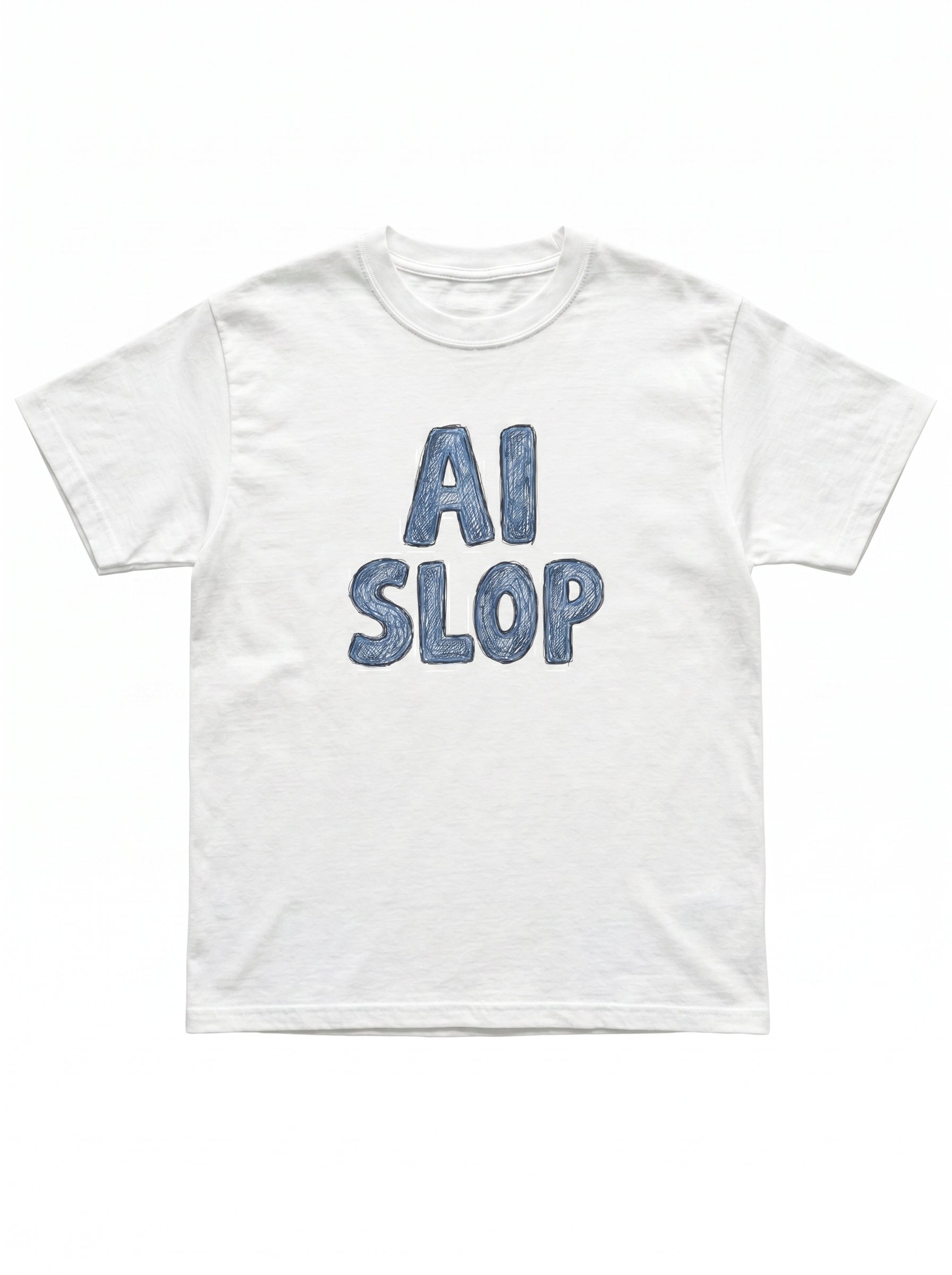 AI Slop Hand-Drawn Sketch T-shirt