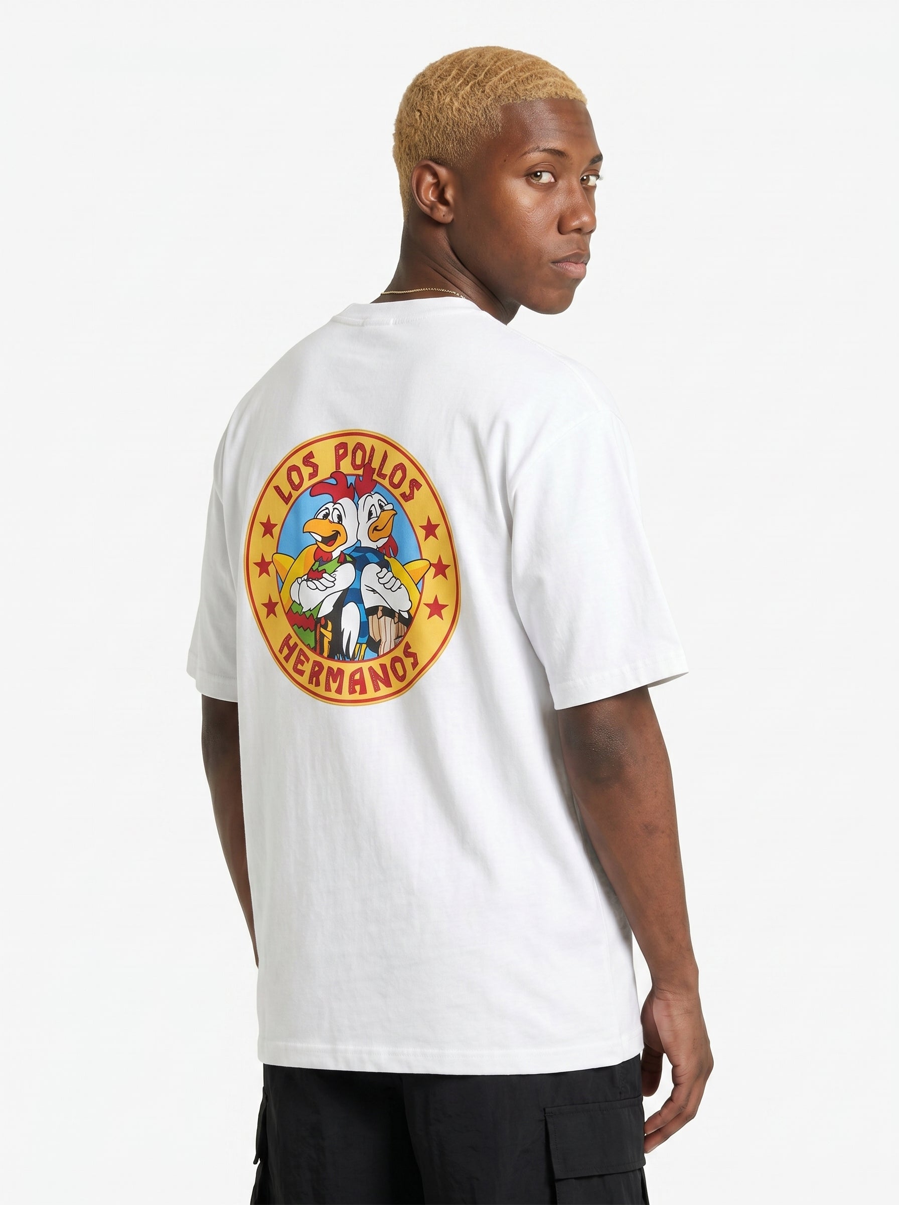 Los Pollos Hermanos Back-Print T-shirt
