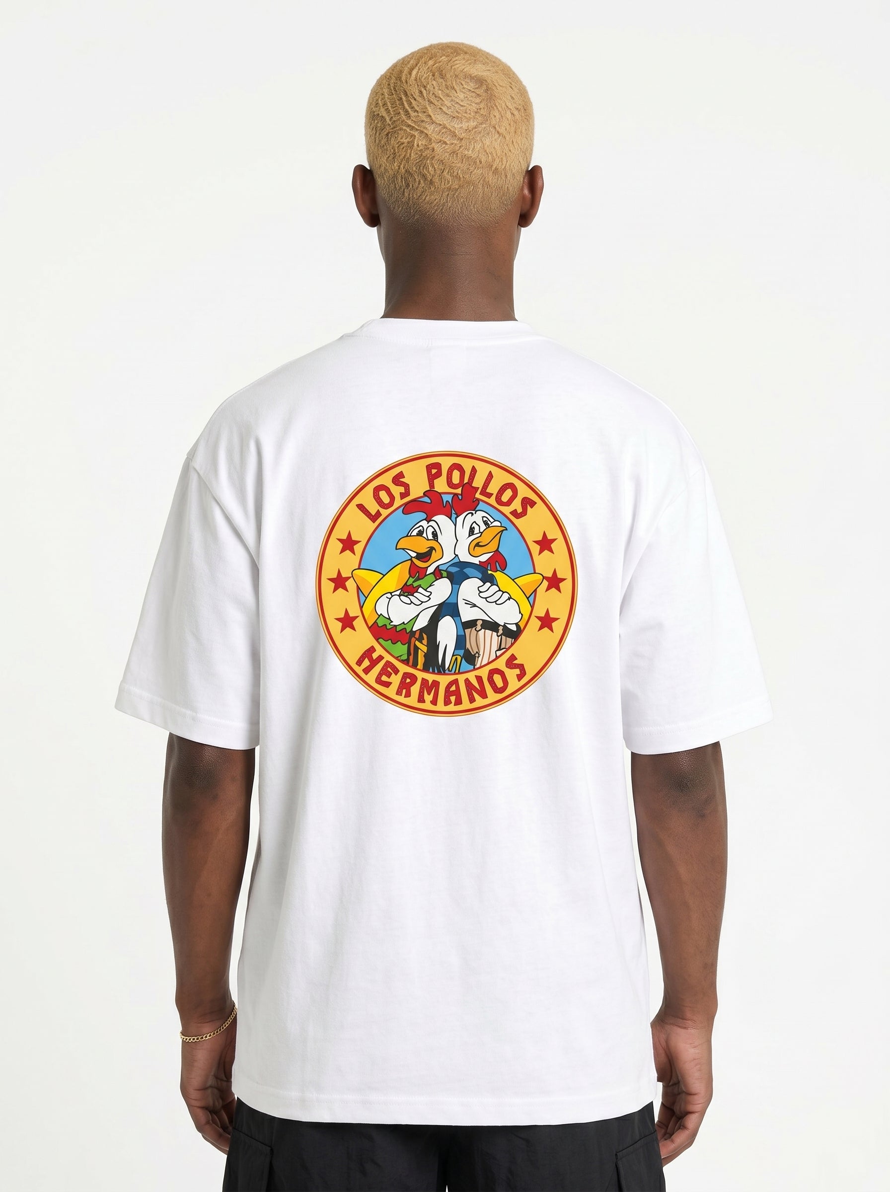 Los Pollos Hermanos Back-Print T-shirt