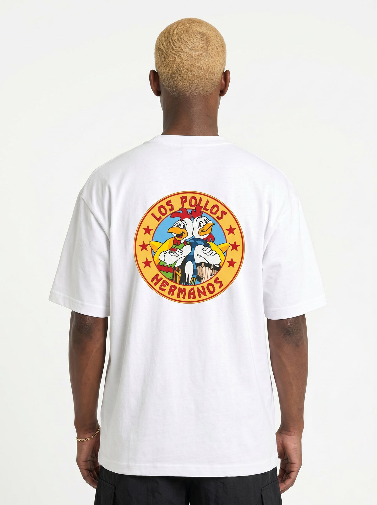 Los Pollos Hermanos Back-Print T-shirt